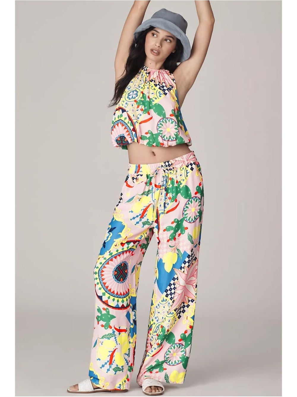 Anthropologie Maeve Straight Leg Pull-On Trouser Pant Resortwear Women’s S